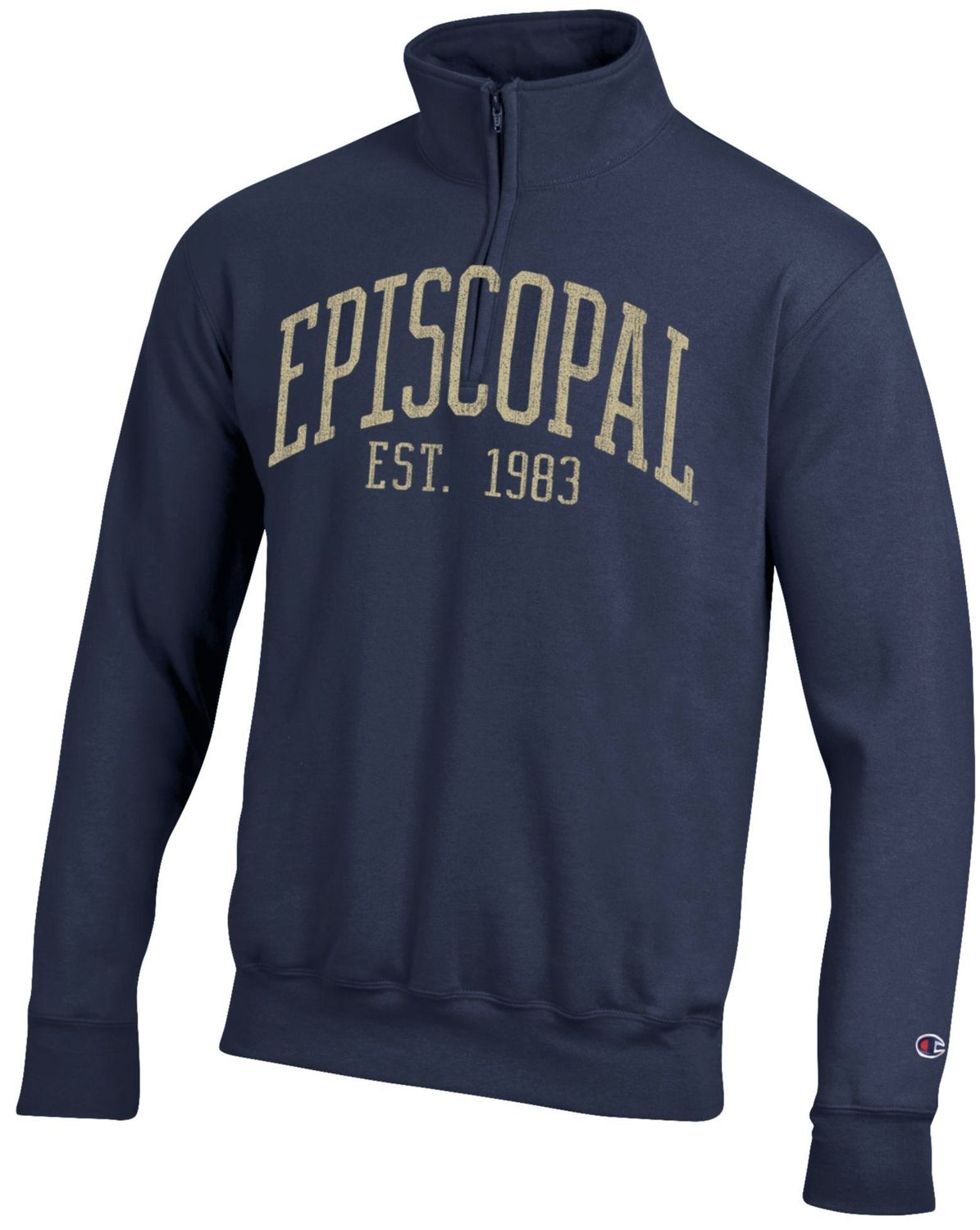 Champion PowerBlend Q-Zip Navy, Size: S