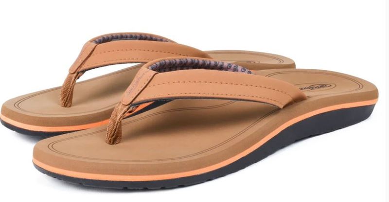 Luna Flip Flops, Color: Tan, Size: 6