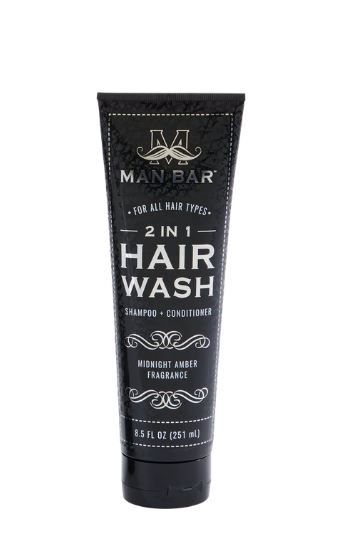 2 in 1 Shampoo &amp; Conditioner, Fragrance: Midnight Amber, Size: 8.5 oz