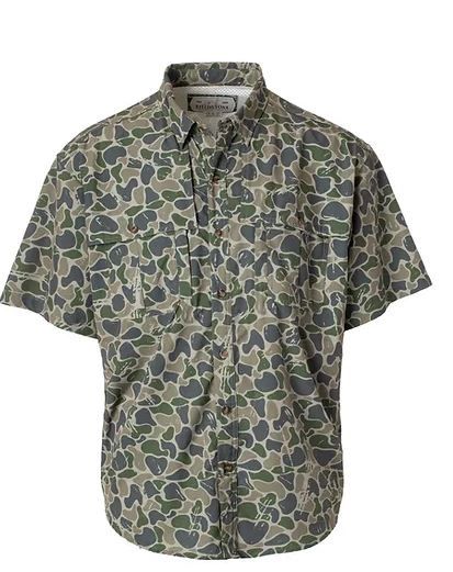 Backwoods Camo S/S Button Down