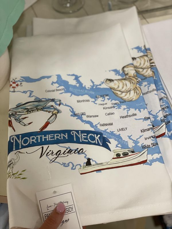Map Kitchen Towel
