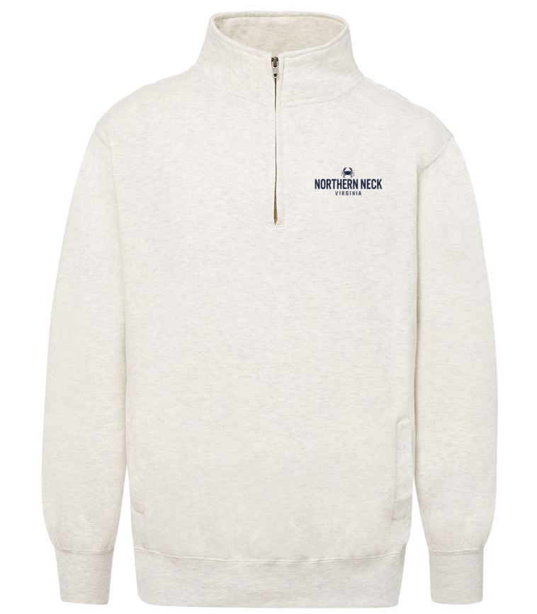 NNK Fleece Quarter Zip, Color: Oatmeal, Size: Small