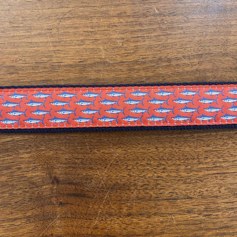 Coral Marlin Canvas Belt