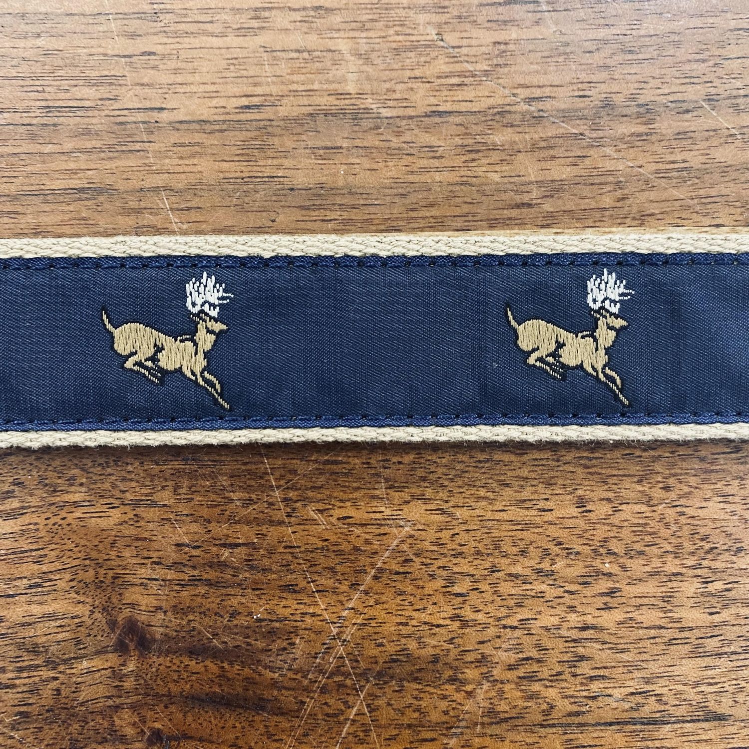 Stag Canvas Belt