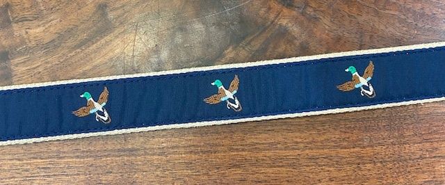 Green Head Mallard Canvas Belt