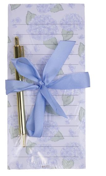 Hydrangea Notepad Gift Set