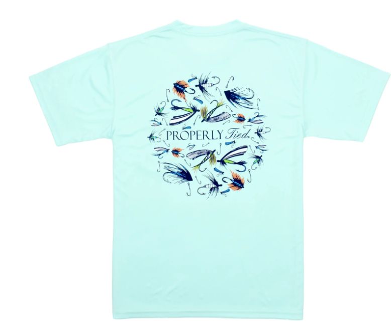 Performance S/S Tee, Color: Stay Fly Seafoam, Size: Medium