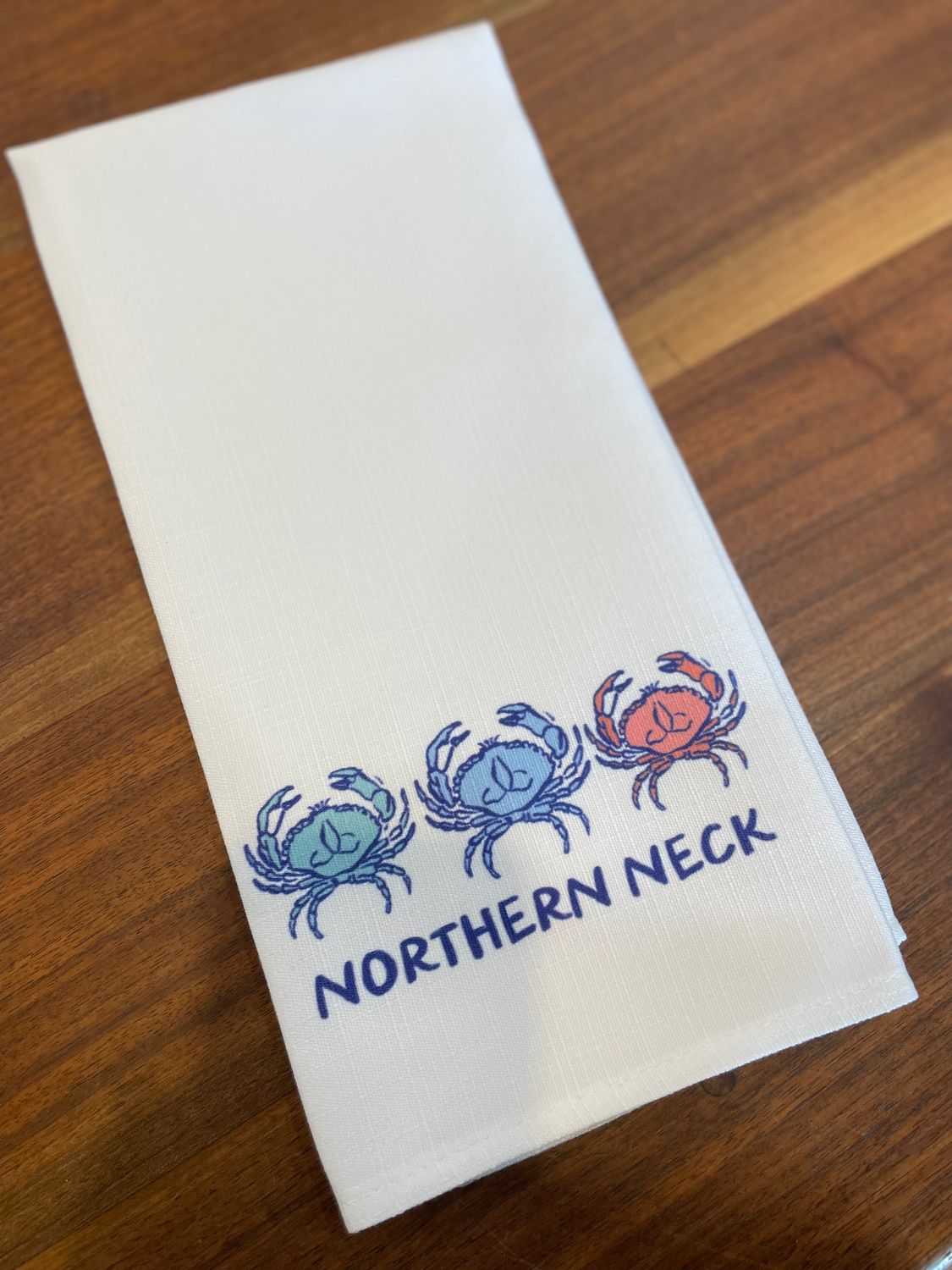 NNK Tea Towel, Style: Doodle Crabs NNK