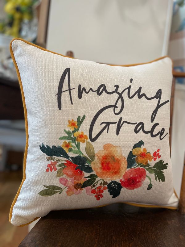 Amazing Grace Pillow