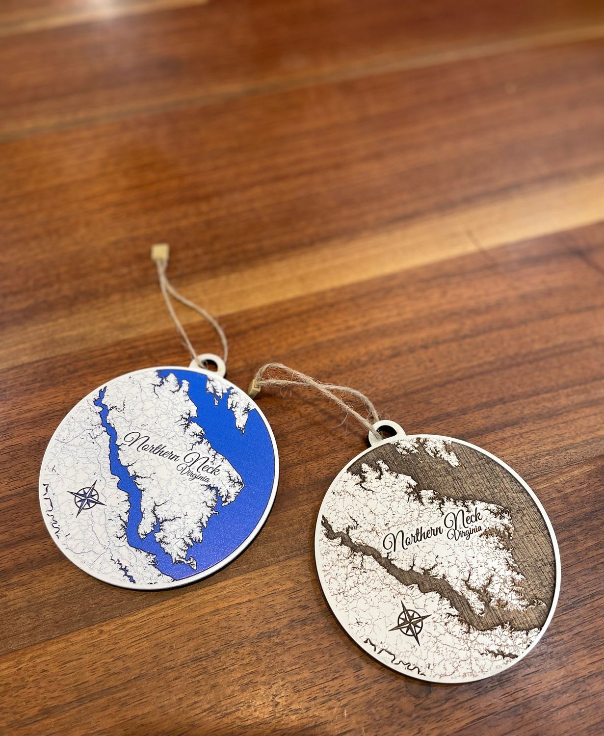 Elevated Wood Ornament