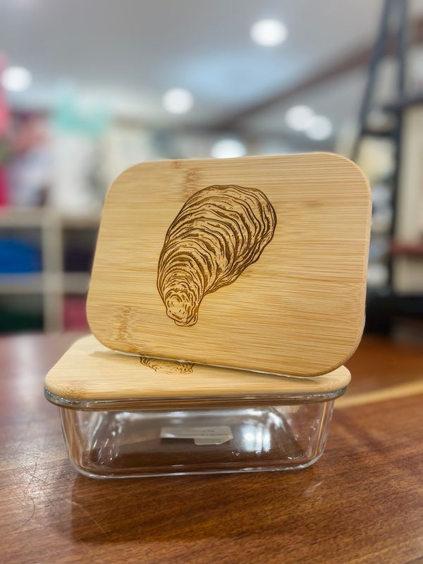 Oyster Rectangle Glass