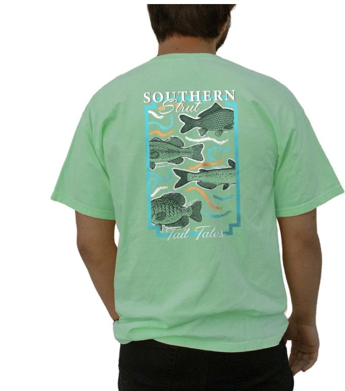 Tail Tales S/S Tee, Color: Honeydew, Size: Small