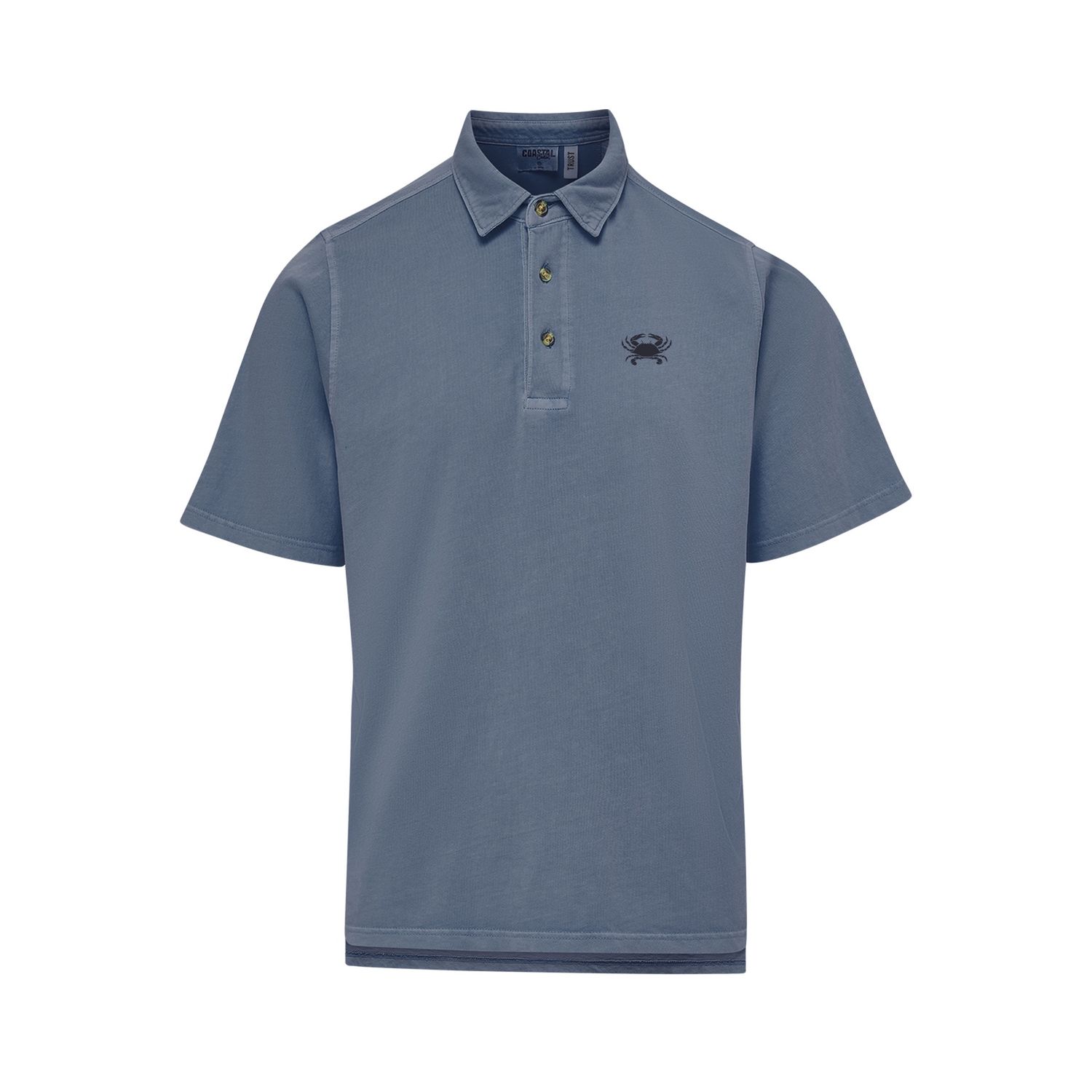 Crab S/S Polo, Color: Moonlight Navy, Size: Small