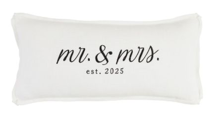 Mr Mrs 2025 Pillow