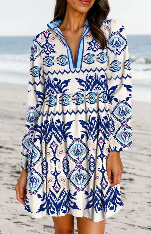 Geometric Mini Dress