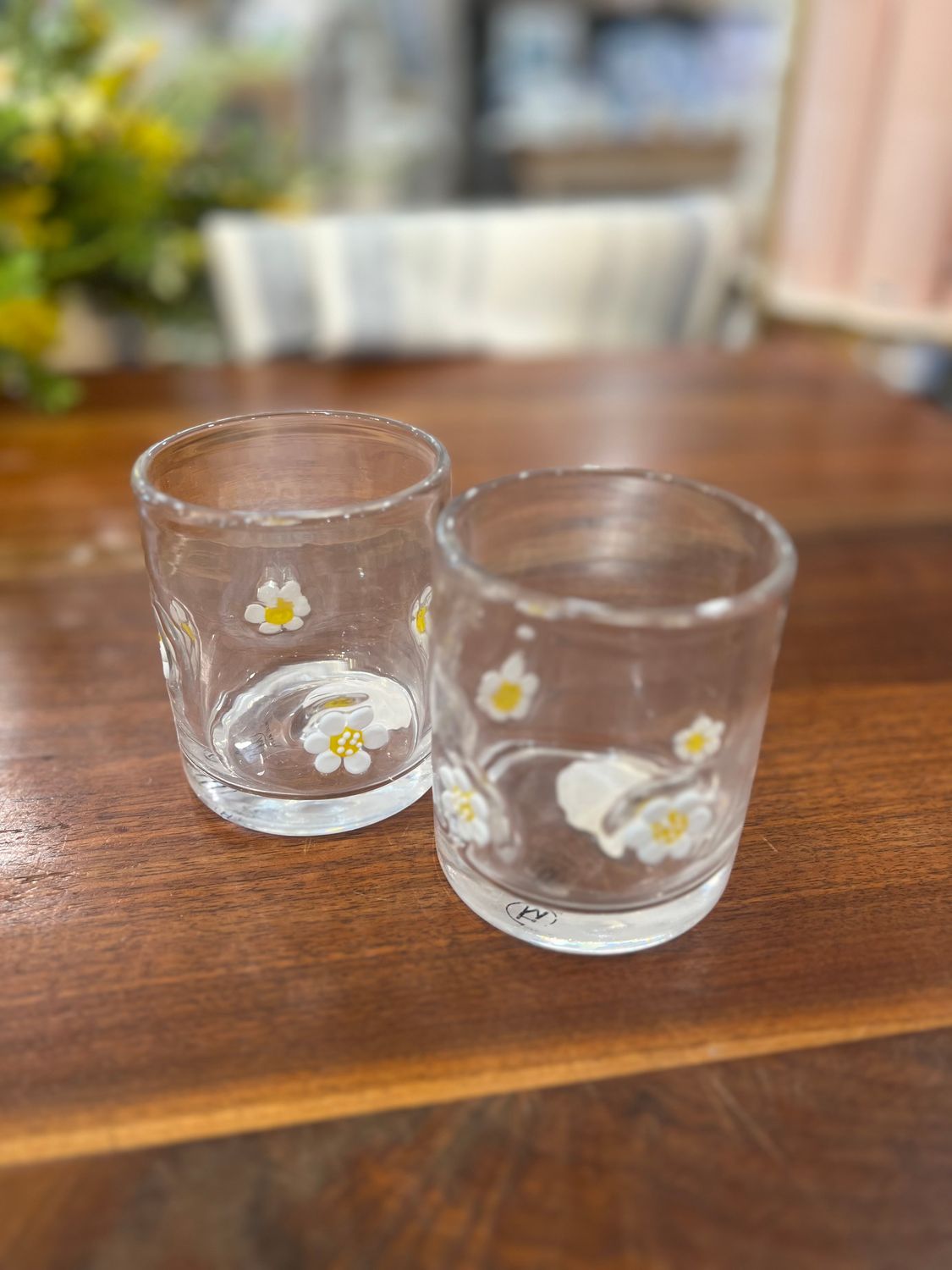 Daisies Drinking Glass