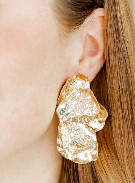 Eden Statement Earrings (Gold)