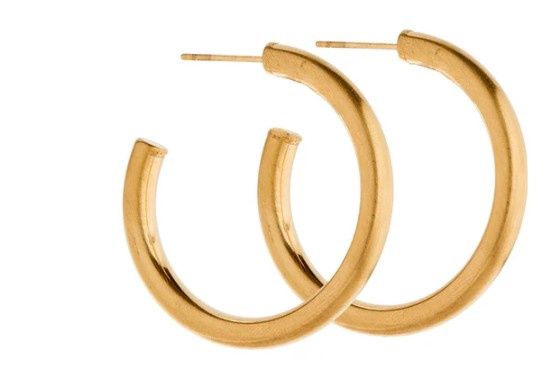 Avery Gold Hoop Earrings