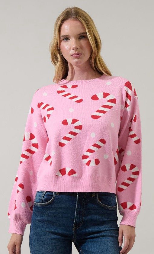 Candy Cane Sweater