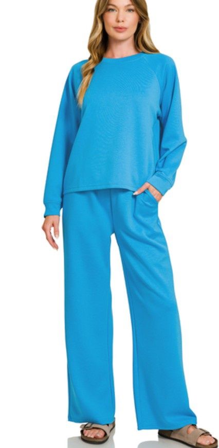 Crewneck Pullover &amp; Pant Set (2 pcs)
