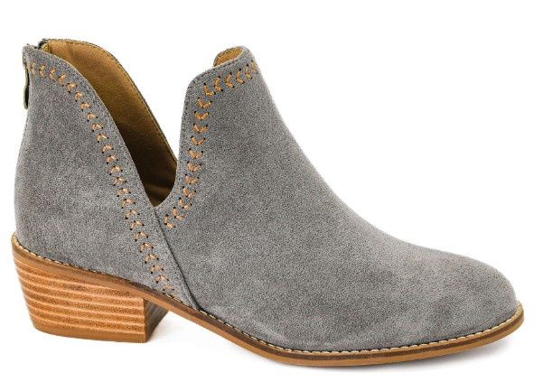 Bluffin Booties, Color: Grey Suede, Size: 6