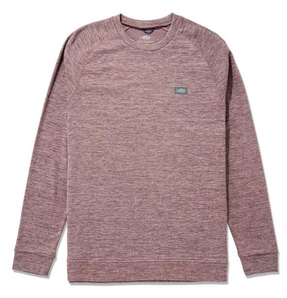 Coastal Layer Crew, Color: Sable Heather, Size: Small