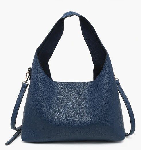Adrienne Hobo Bag, Color: Navy