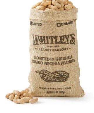 Salted Roasted in Shell Peanuts (Burlap Bag)