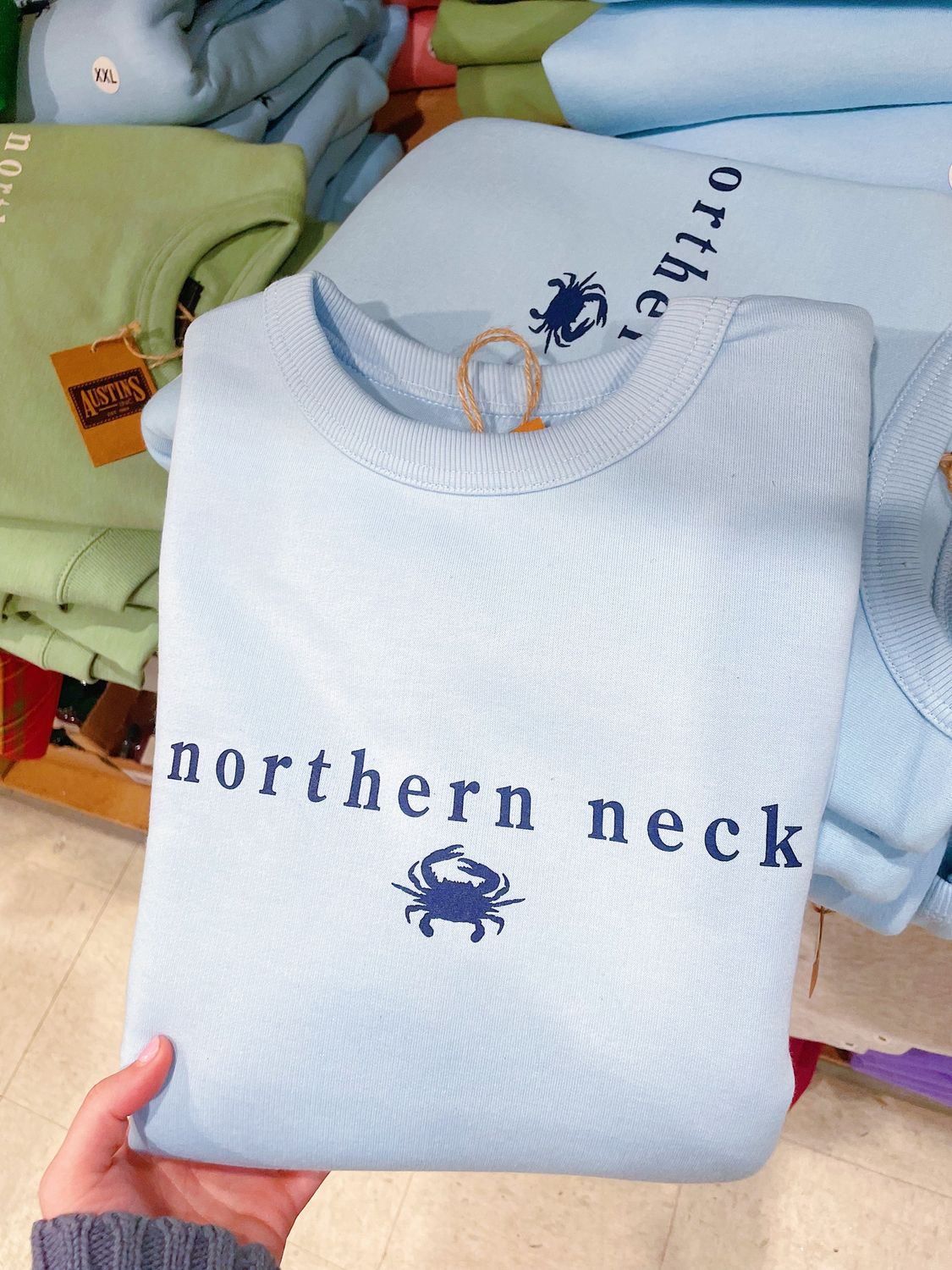 NNK Blue Crab Crewneck Sweatshirt