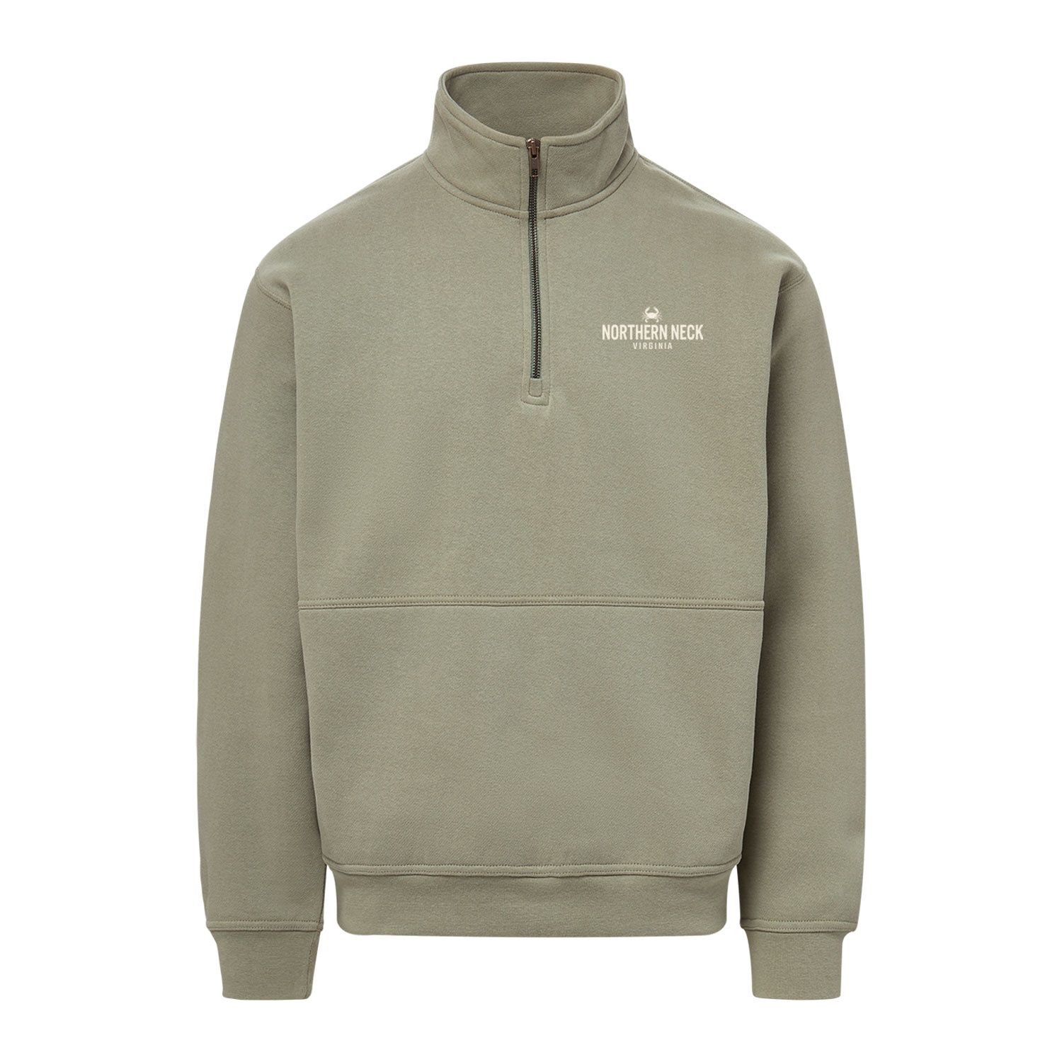 NNK Vintage Fleece Qtr Zip, Color: Sage, Size: Small