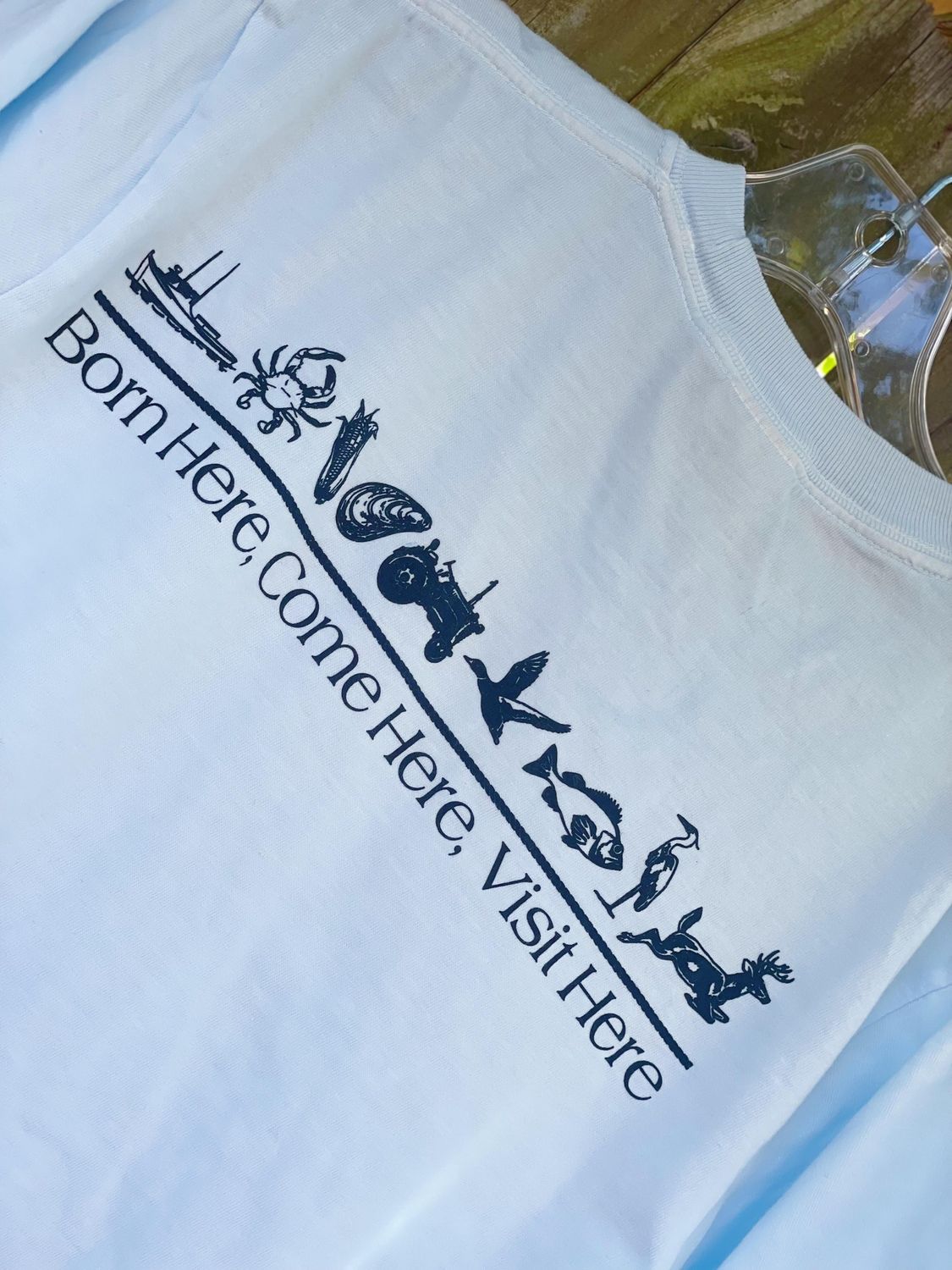 NNK Scene S/S Tee, Color: Chambray, Size: Small