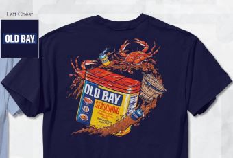 OB Can Swirl S/S, Color: Navy, Size: Small