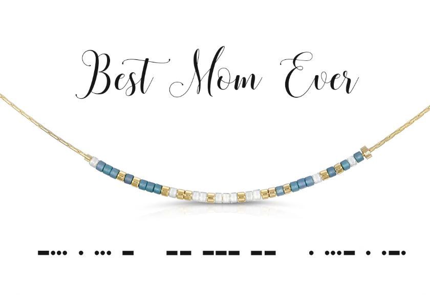 Morse Code Necklace, Style: Best Mom Ever