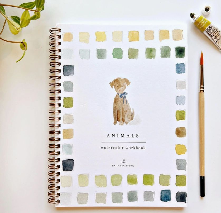 Watercolor Workbook, Style: Animals