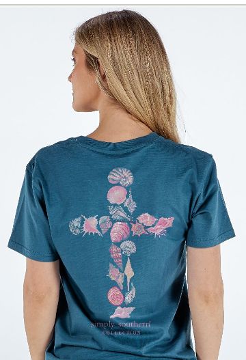 Shellcross S/S Tee, Color: Comet, Size: Small