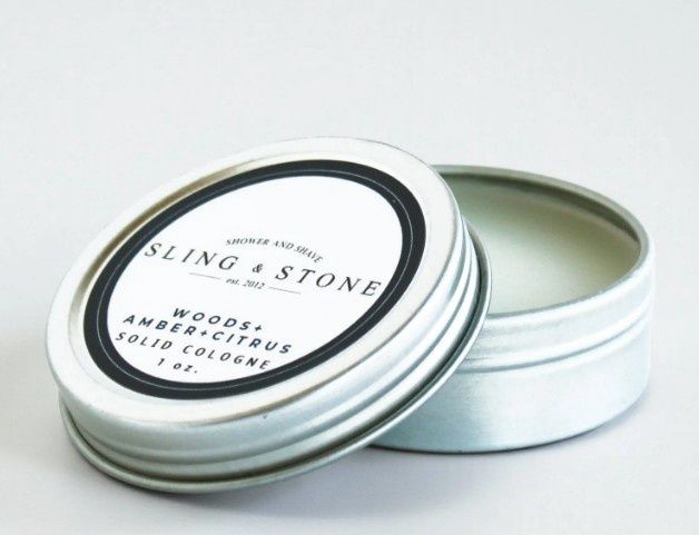 Solid Cologne, Fragrance: Wood, Amber, Citrus