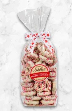Valentine Wht Choc Mini Pretzels