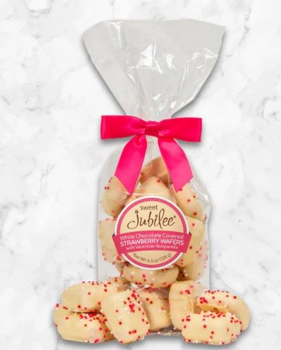 Wht Choc Cvrd  Strwbry Wafer