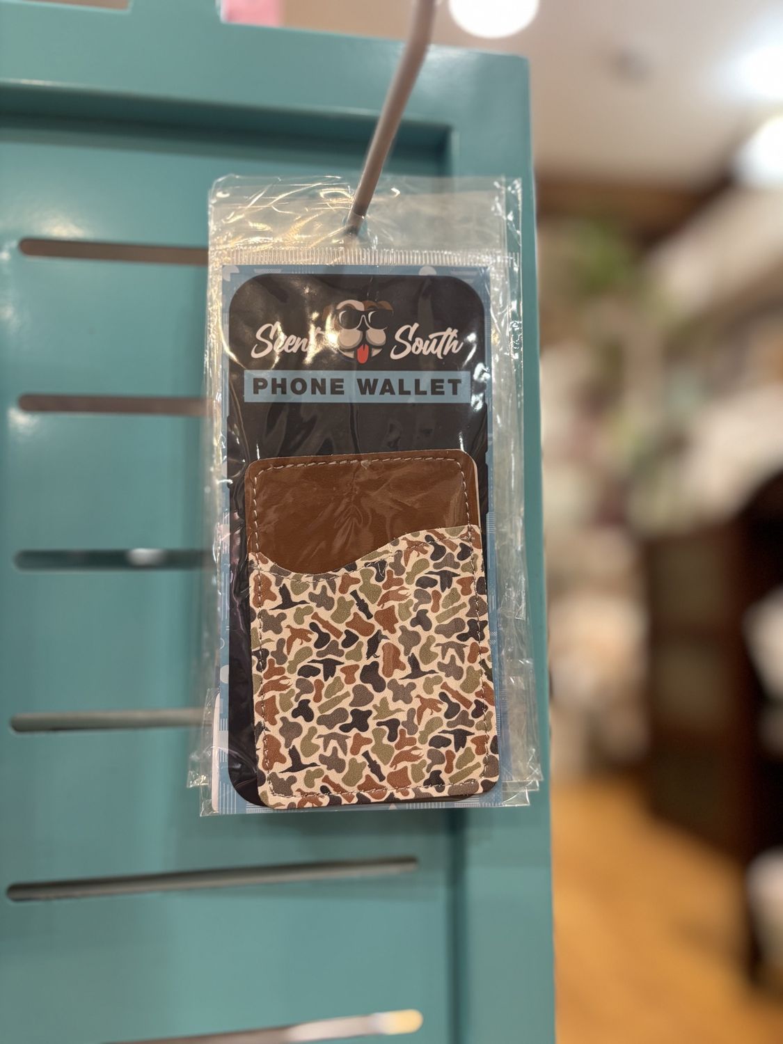 Men's Phone Wallet, Color: Duck Camo