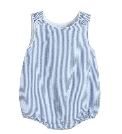 Seersucker Bubble Romper