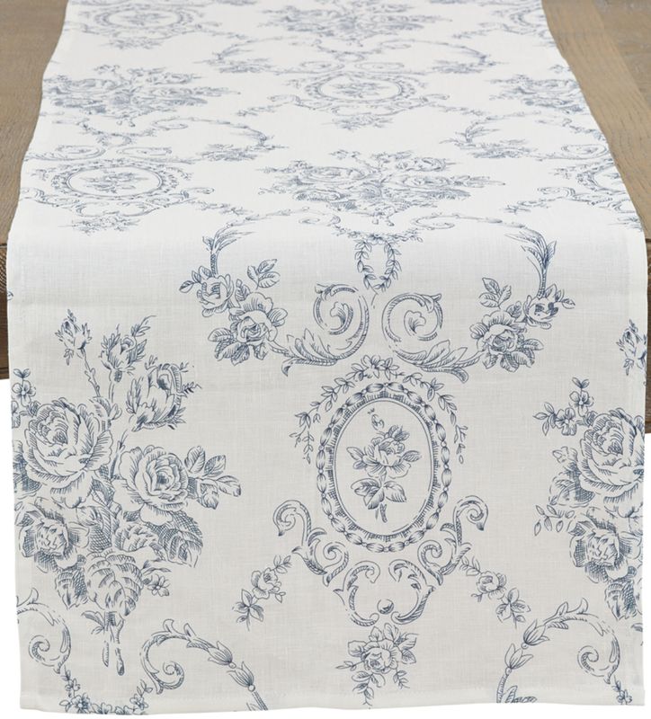 Toile Floral Runner
