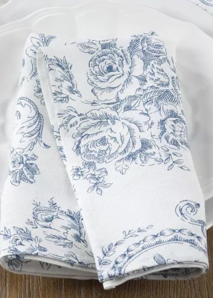 Toile Floral Napkin
