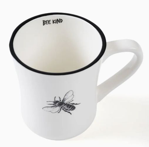Beatrice Coffee Mug, Color: Black/White