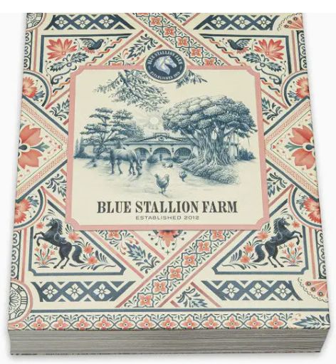 Blue Stallion Farm Lifestyle &amp; Cookbook, Size: Regular