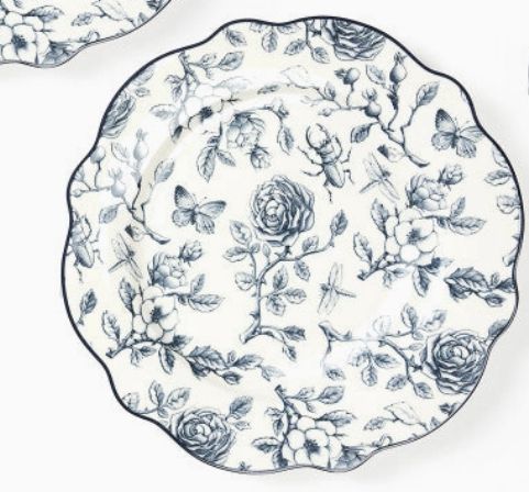 Rose Garden Salad Plate