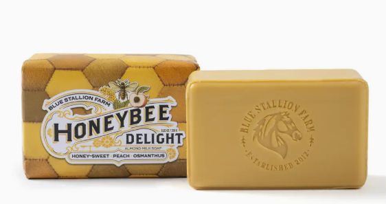 Almond Milk Acacia Honey Bar Soap, Scent: Honeybee Delight