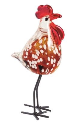 Glass Chicken, Size: Small