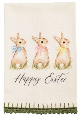 Printed Towel, Style: Happy Easter