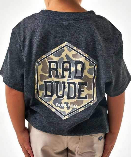 T-Shirt Youth S/S, Color: Rad Dude Deer Camo/Hthr Blk, Size: Yth - XSmall