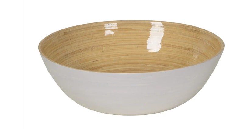 Bamboo Classic Bowl, Color: White
